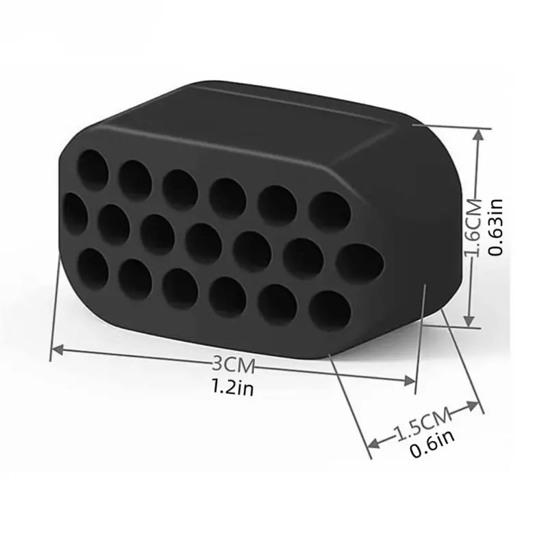 جهاز تمرين الفك من السيليكون 1 قطعة / 2 قطعة، منشط للوجه، كرة لياقة الفك - الصورة 7