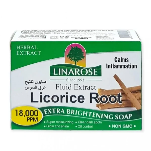 صابون تفتيح عرق السوس من ليناروز