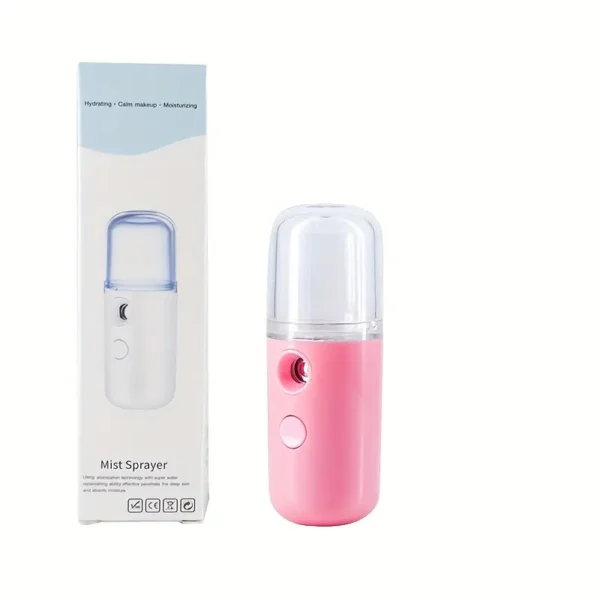 جهاز ترطيب الوجه بالماء جهاز ترطيب صغير محمول جهاز ترطيب بالبخار جهاز تجميل جهاز ترطيب الوجه بالبخار USB قابل لإعادة الشحن