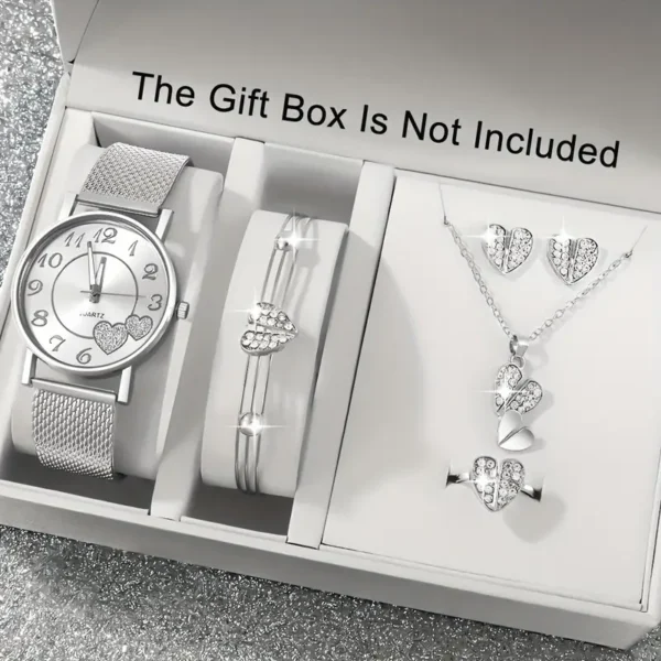 ساعة نسائية من خمس قطع