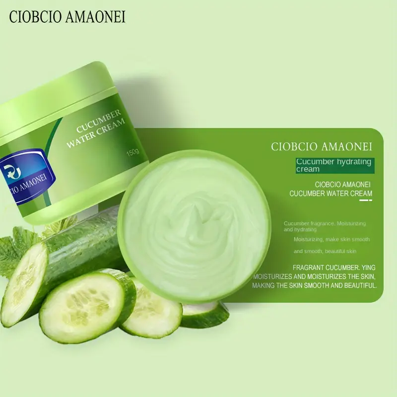 150 جرام العناية بالخيار ترطيب جمال البشرة كريم وجه 150 جرام مغذي تجديد ثبات ترطيب كريم الليل كريم نهاري