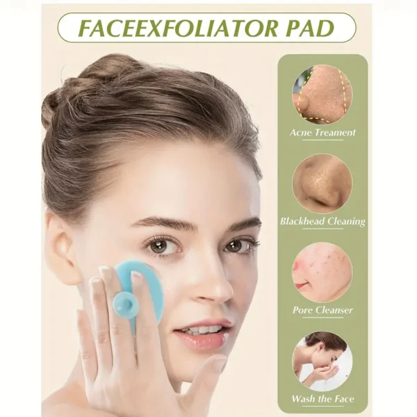 فرشاة تنظيف الوجه من السيليكون الناعم