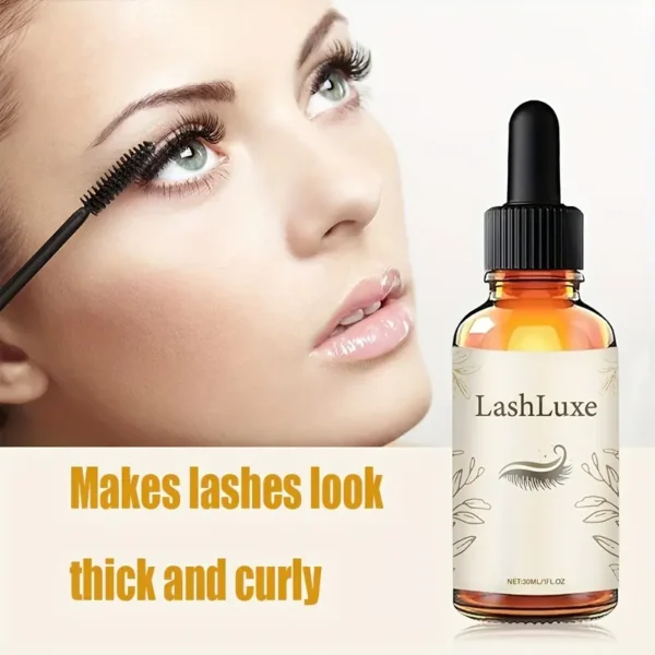 سيروم فاخر لتطويل الرموش 30 مل - مرطب ومغذي بزيت الخروع وزيت شجرة الشاي، مثالي لجميع الرموش