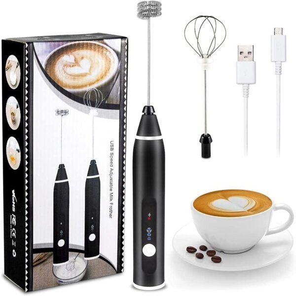 مضرب بيض وخلاط مشروبات صغير مثالي للقهوة والكابتشينو والماتشا والشوكولاتة الساخنة