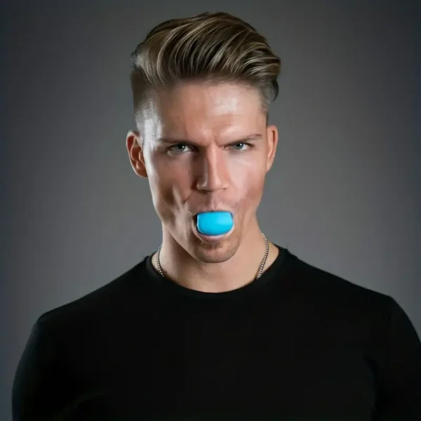 كرة تمرين الفك تستخدم لتقليل إجهاد عضلات الوجه والفك مصنوعة من جل السيليكا