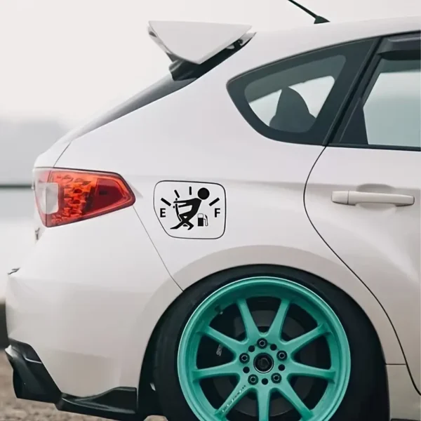 مضحك سيارة ملصقات غطاء خزان الوقود،