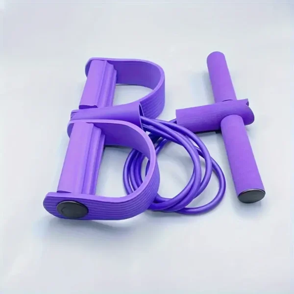 جهاز سحب الدواسة متعدد الوظائف: جهاز توتر مقاوم قابل للتعديل لتمارين الجسم بالكامل،