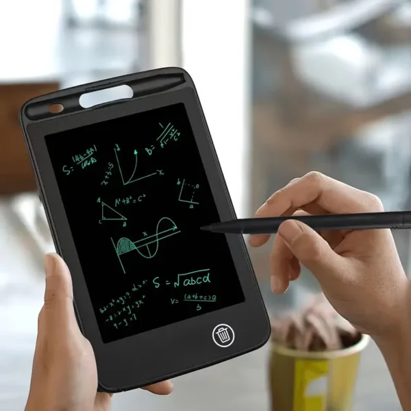 جهاز كتابة إلكتروني بشاشة ملونة للكتابة الرقمية بحجم 16.51 سم، لوحة رسم وكتابة باليد بورقة رسم،