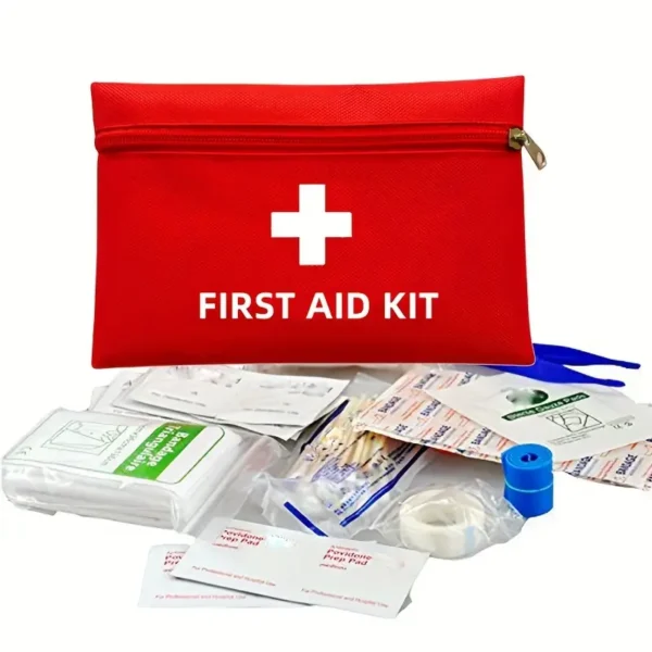 قطعة واحدة من مجموعة الإسعافات الأولية، للمنزل والسفر والمكتب الأساسي، مجموعة أدوات طب الطوارئ المحمولة خفيفة الوزن