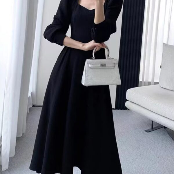 فساتين شاي نسائية بأكمام طويلة فستان راقي وذا جودة عاية