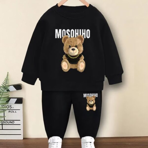 طقم بنطلون للأولاد/الفتيات من قطعتين من عمر 2 إلى 7 سنوات