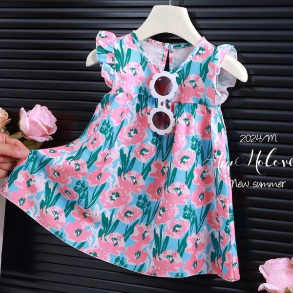 فستان للبنات من عمر 3 إلى 13 سنة