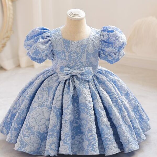 فستان للبنات من عمر 2 إلى 7 سنوات فستان جميل وانيق وقماش ممتاز وراقي للاعراس والاحتفالات
