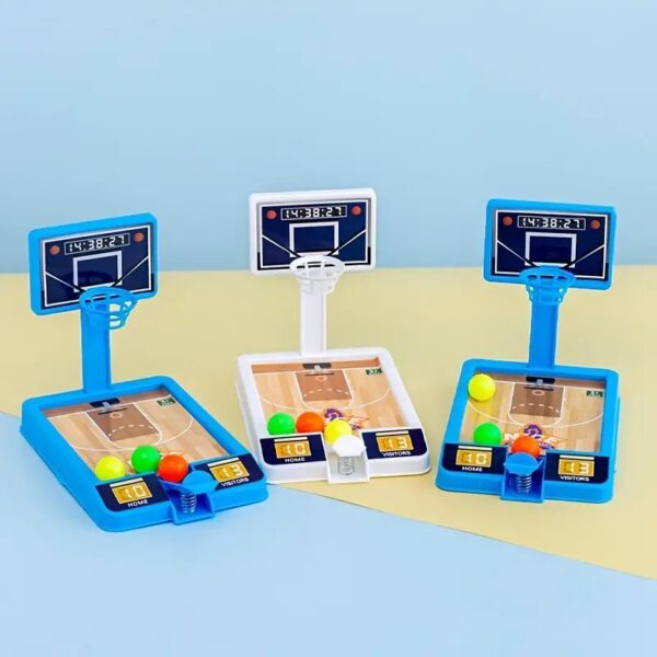 لعبة كرة سلة صغيرة تفاعلية، لعبة إطلاق على الطاولة للأطفال، هدية مثالية لعيد الميلاد أو الحفلات، تصميم بلاستيكي ، لعبة إبداعية جديدة